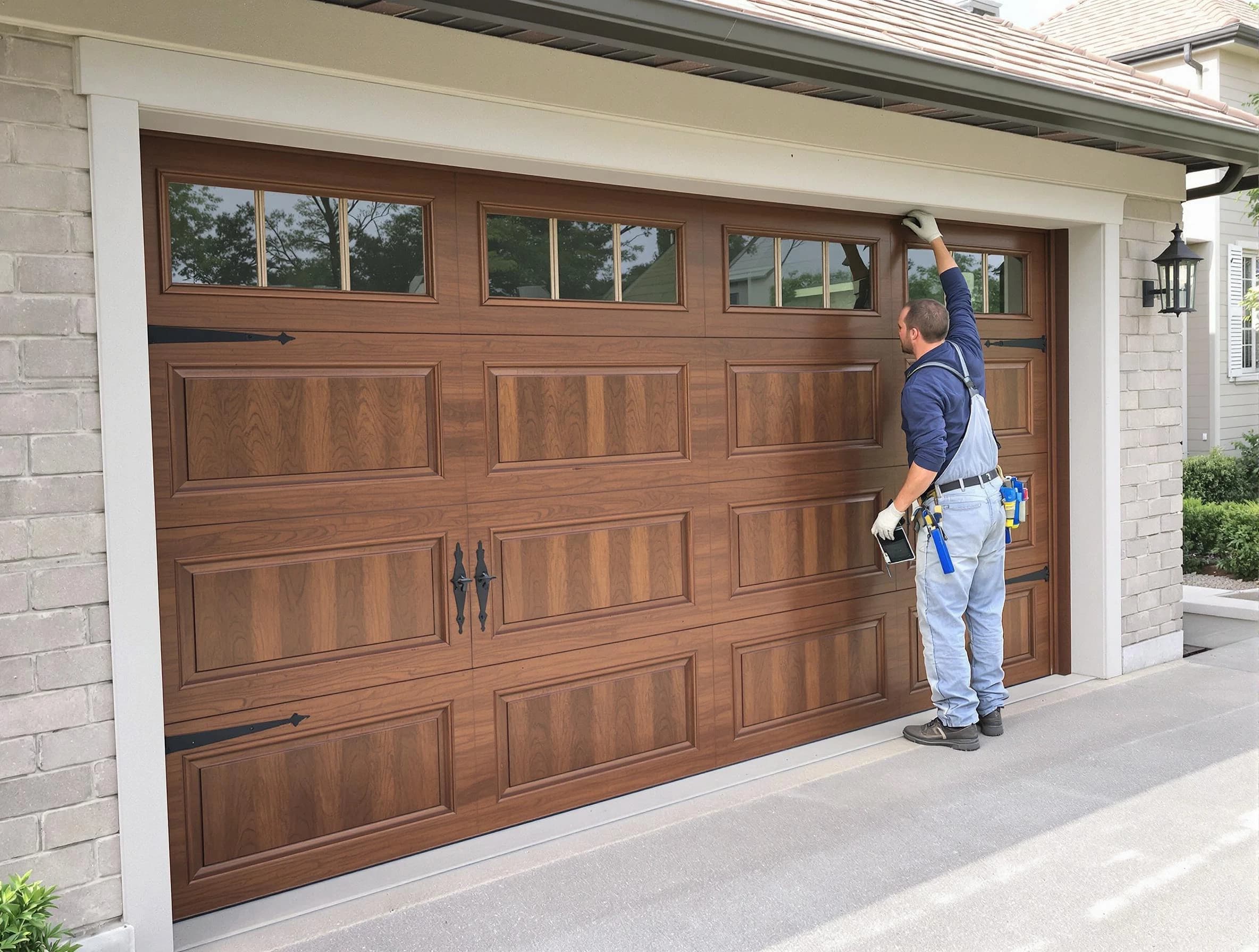 Custom garage door showcase by Littleton Garage Door Repair in Littleton