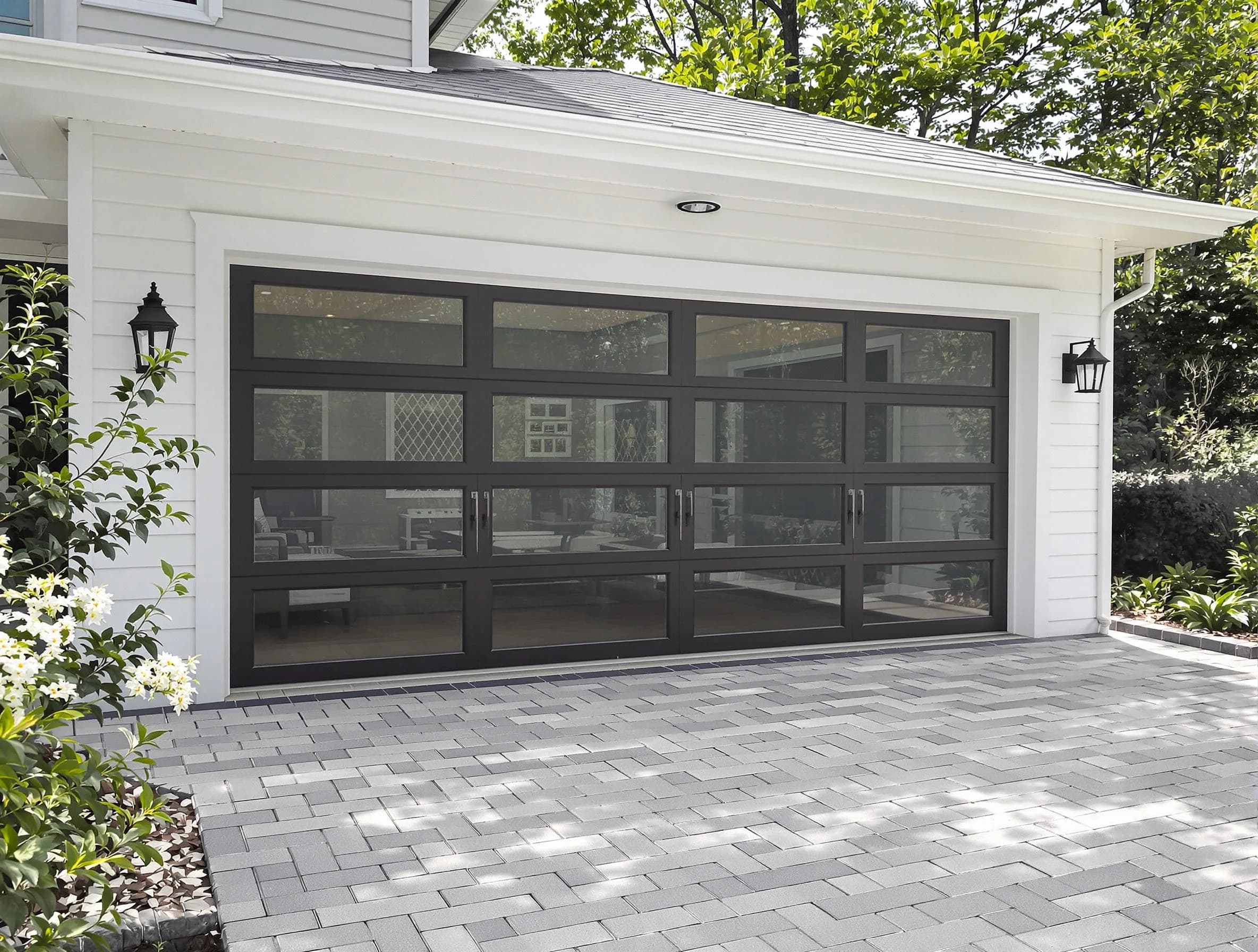 Littleton Garage Door Repair design specialist presenting custom garage door options to Littleton homeowner