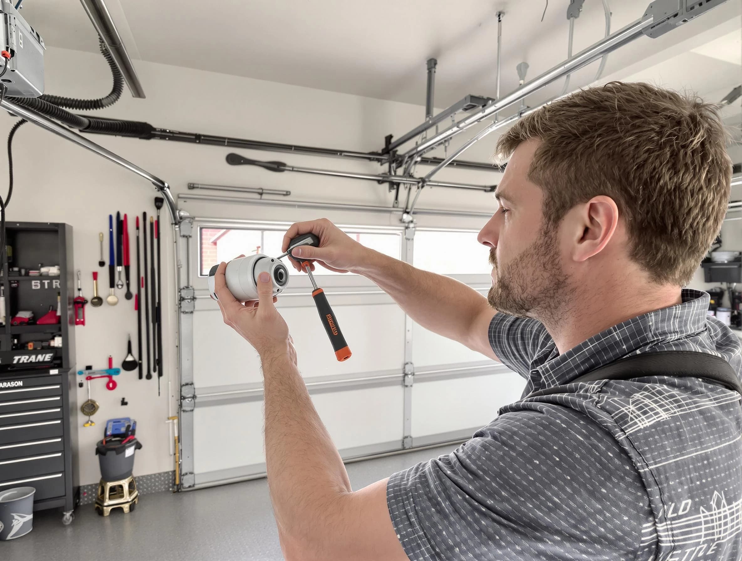 Garage door opener repair service by Littleton Garage Door Repair in Littleton