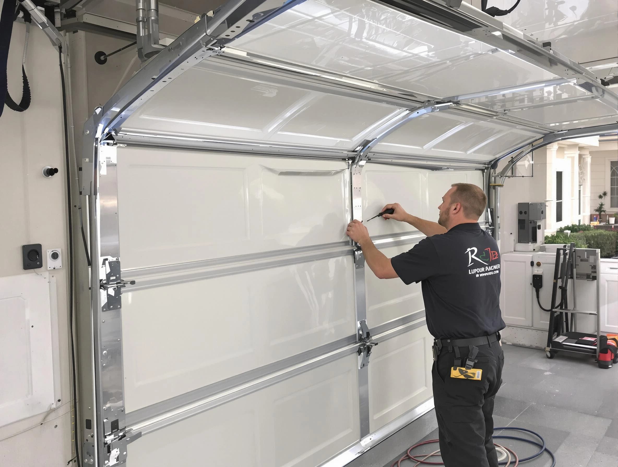 Littleton Garage Door Repair professional performing panel repair in Littleton