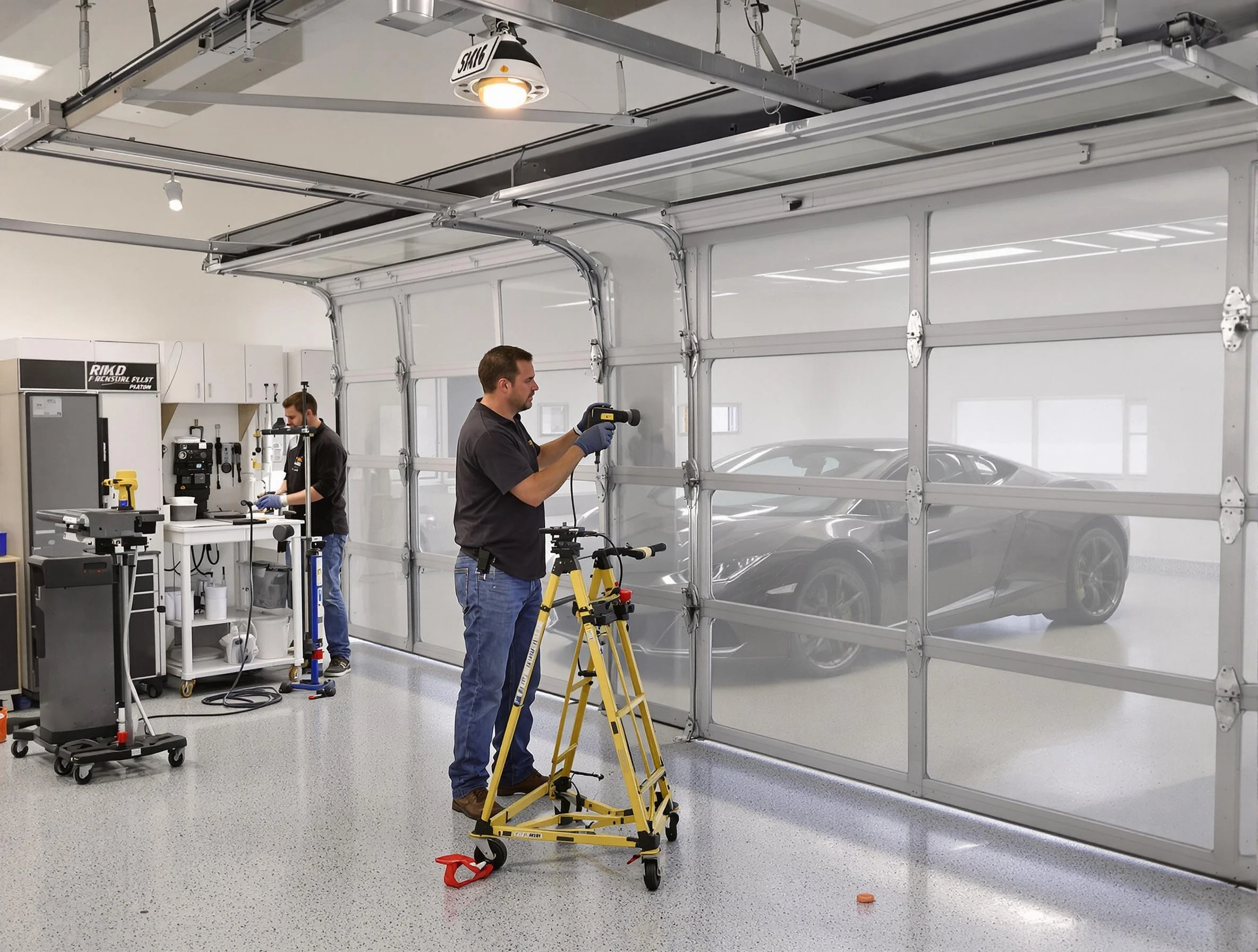 Garage Door Dents Repair in Littleton